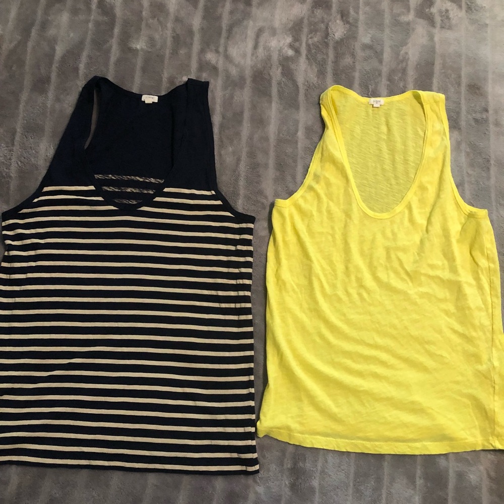 J crew tank top - both for 25